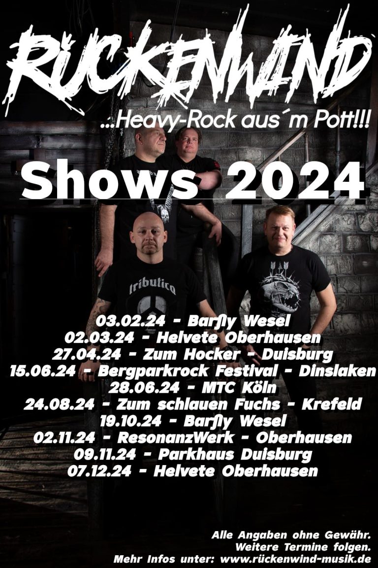 Rückenwind Oberhausen Shows 2024